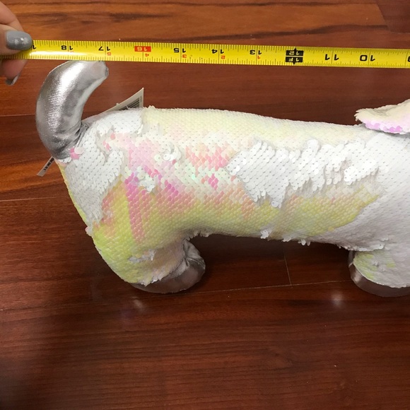 Sequined Cute stuffed toy 19in long approx. - Picture 6 of 6